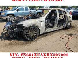 ZN661XUAXHX207001 - BURN DAMAGE MASERATI FOR PARTS