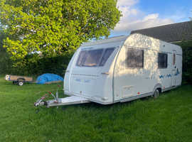 Adria 2006 Caravan Motor Mover & Awning Sleeps 6 Person Very Good Condition For Year.
