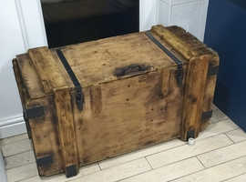 Storage chest  from repurposed WW2 ammunition crate