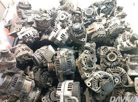 JOB LOT OF 80 STARTERS+ ALTERNATORS IN VGC 4X4 AND COMMERCIAL IDEAL EXPORT OR UK USE