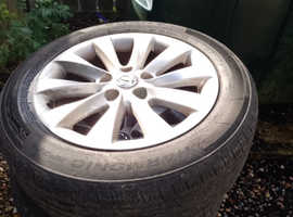 Zafira wheels 4 alloys