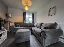 dark grey DUAL ARM sofa