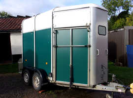 Green 505 Ifor Williams 2 Horse Trailer.