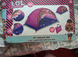 2-1 sleep pod /den with lights lol doll design