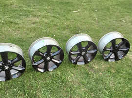 Nissan navara black alloy wheels