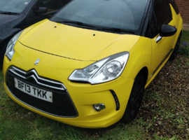 Citroen Ds3, 2013 (13) Yellow Hatchback, Manual Diesel, 146,729 miles