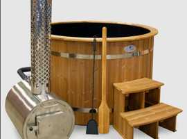 Luxury 1.10x1.60m OVAL Hottub with outside heater