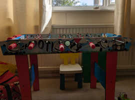 Slightly knocked about football table