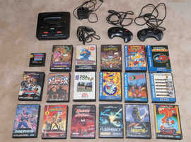 18 Mega Drive Games and Mega Drive Console