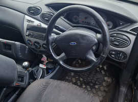 Ford Focus, 2002 (02) Black Hatchback, Manual Petrol, 112,861 miles