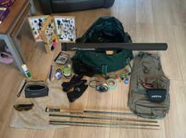 2 X Oakwood 12ft 2.75lb All Black Carp Rods Fishing Tackle for sale online
