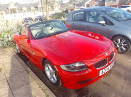 BMW Z 4 2008 (08) Red Convertible, Manual Petrol, 54,505 miles