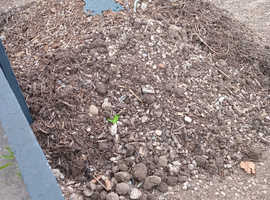 BARK MIXED WITH GRAVEL