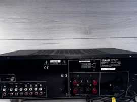 Yamaha integrated amplifier 150W and a pair of Celestion Ditton speakers. Hear both before buying.