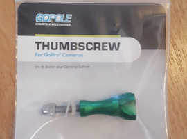 Go Pro Green Aluminium Thumbscrew - NEW