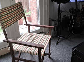 Single directors chair in perfect condition throughout