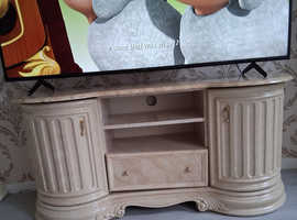 Marble tv stand