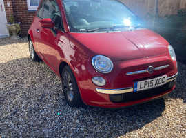 Fiat 500, 2015 (15) Red Hatchback, Manual Petrol, 28,000 miles