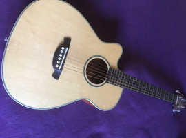 Acoustic Grafter left handed guitar.  Three quarter size.