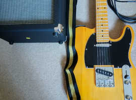 Top Quality COPY of Telecaster Guitar and Amplifier.