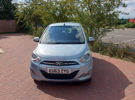 Hyundai i10, 2013 (63) Silver Hatchback, Manual Petrol, 35,000 miles