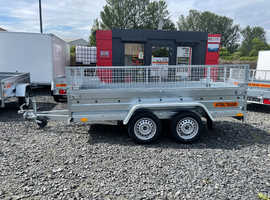 BRAND NEW 10ft x 5ft (B300) TWIN AXLE NIEWIADOW TRAILER WITH 40CM MESH750KG