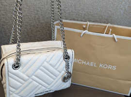 Michael Kors Kathy Satchel Leather Handbag BRAND NEW.