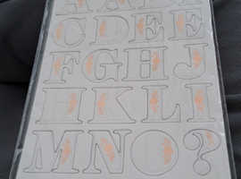 75 piece Chipboard stickers