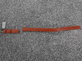 Fossil watch strap real leather
