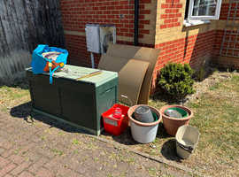 Mixture of plant pots