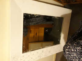 Soild wood mirror 28ins/38ins