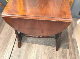 FREE - Narrow SMALL side table with swivel top to enlarge