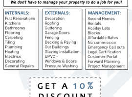 We Don't have to manage your property to do a job for you!