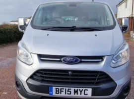 Ford TOURNEO CUSTOM, 2015 (15) silver mpv, Manual Diesel, 154,874 miles