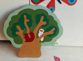 Children's tree wooden puzzle