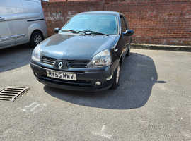 Renault Clio, 2005 (55) Black Hatchback, Manual Petrol, 87,909 miles