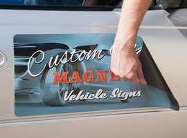 Get Noticed with These High Quality Magnetic Signs for Your Vehicle!