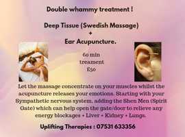Massage VTCT level 3, Aromatherapy, Reflexology +Auricular (Ear) Acupuncture