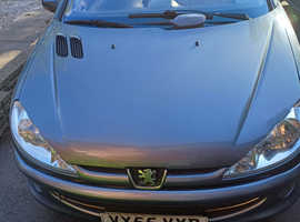 Peugeot 206, 2005 (55) Grey Coupe, Manual Petrol, 95,618 miles