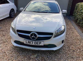 Mercedes A-CLASS, 2017 (17) White Hatchback, Automatic Petrol, 67,448 miles