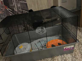 2 hamster cages