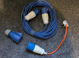 Brand new caravan mains hook-up