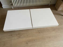 Gloss white effect coffee table - excellent condition