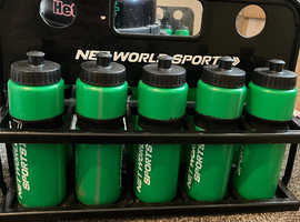 Sports bottles and holder
