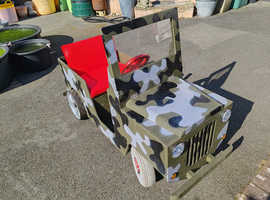 HAND BUILT KIDS POWERED JEEP
