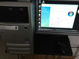 HP Desktop Computer PC, Windows Vista Business, 2Gb RAM, 40Gb HDD, 15 inch Monitor