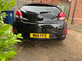 Hyundai Veloster, 2012 (12) Black Coupe, Manual Petrol, 125,000 miles