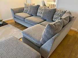 Unwanted High back Dylan Corner Sofa ~ 4x Seater Dylan Sofa For Sale