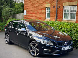 2015 15 REG Volvo V60 2.4 D5 R-Design Nav Manual Estate 5dr - FULL VOLVO HISTORY - RARE 2.4 D5 MANUAL MODEL - HPI CLEAR