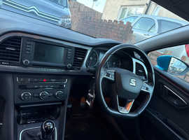 Seat Leon, 2014 (14) Blue Hatchback, Manual Diesel, 148 miles